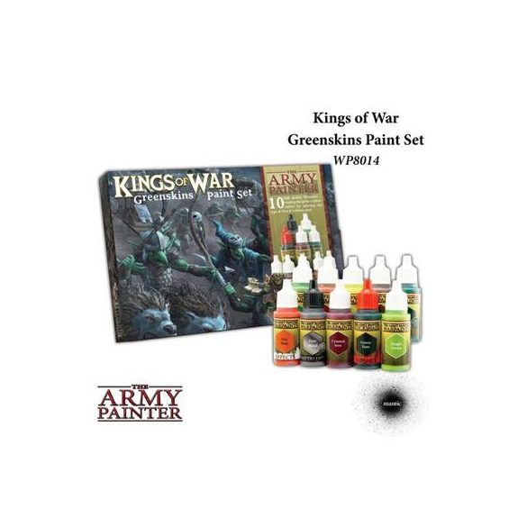 The Army Painter - Warpaints Kings of War Greenskins paint set-WP8014