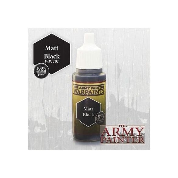 The Army Painter - Warpaints: Matt Black-WP1101