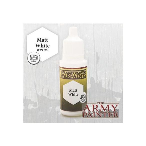 The Army Painter - Warpaints: Matt White-WP1102