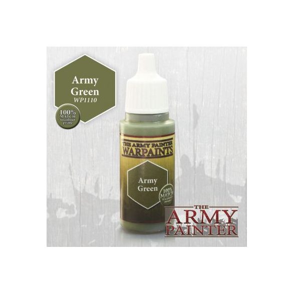 The Army Painter - Warpaints: Army Green-WP1110