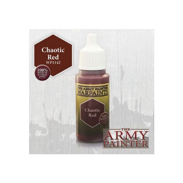The Army Painter - Warpaints: Chaotic Red-WP1142