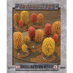 Battlefield In A Box - Small Autumn Wood (x1) - 15mm-BB551