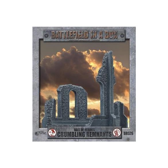 Battlefield In A Box - Gothic Battlefields - Crumbling Remnants (x2) - 30mm-BB526