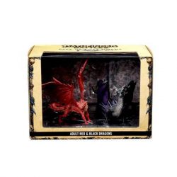 Pathfinder Battles: City of Lost Omens Premium Figure: Adult Red & Black Dragons-WZK97502