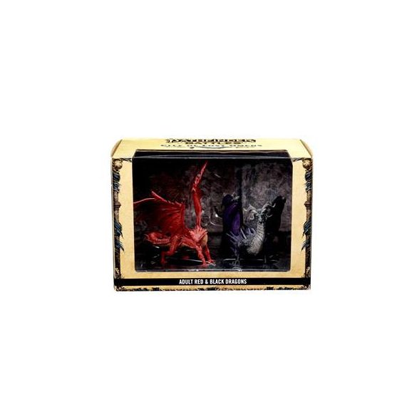 Pathfinder Battles: City of Lost Omens Premium Figure: Adult Red & Black Dragons-WZK97502