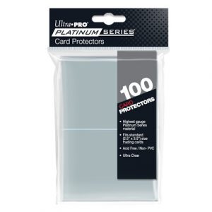 UP - 2-1/2" X 3-1/2" Platinum Series Card Protectors (100 Sleeves)-15221