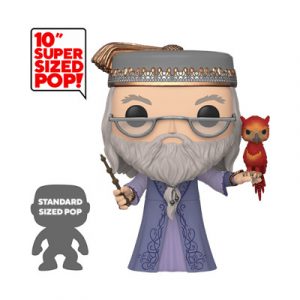 Funko POP! Harry Potter - 10" Dumbledore w/Fawkes Vinyl Figure 25cm-FK48038