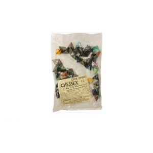 Chessex Gemini Bags of 50 Asst. Dice - Loose Gemini Poly. d4 Dice-29504