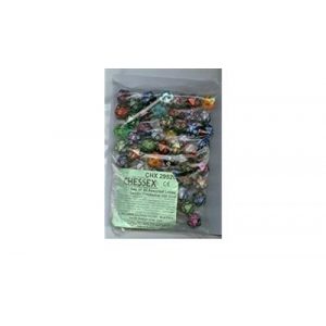 Chessex Gemini Bags of 50 Asst. Dice - Loose Gemini Poly. d20 Dice-29520