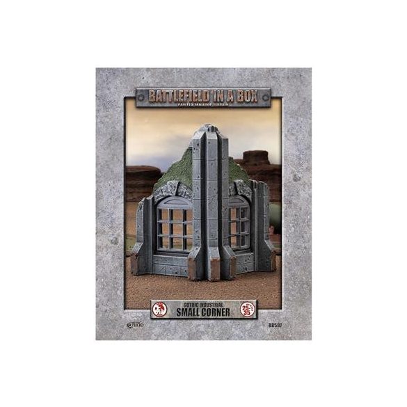 Battlefield In A Box - Gothic Industrial Ruins - Small Corner-BB597