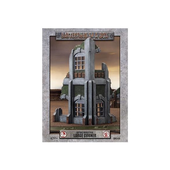 Battlefield In A Box - Gothic Industrial Ruins - Large Corner-BB599