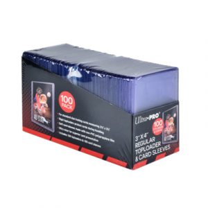 UP - 3" x 4" Regular Toploaders & Card Sleeves (100 count retail pack)-83648