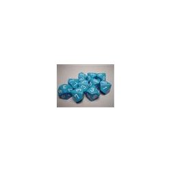 Chessex Opaque Polyhedral Ten d10 Set - Lt. Blue/white-26216