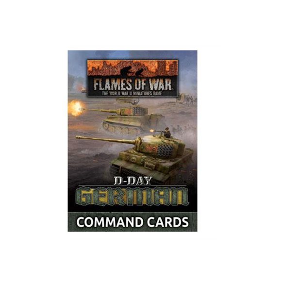 Flames of War - D-Day: German Command Cards - EN-FW263C