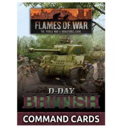 Flames of War - D-Day: British Command Cards - EN-FW264C