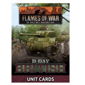 Flames of War - D-Day: British Unit Cards - EN-FW264U