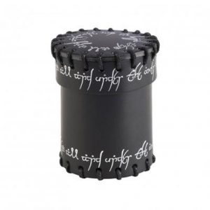 Elvish Black Leather Dice Cup-CELV101