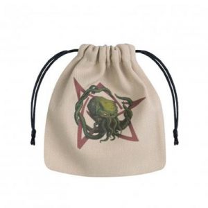 Call of Cthulhu Beige & multicolor Dice Bag-BCTH103