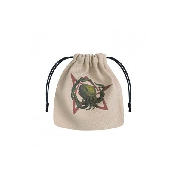 Call of Cthulhu Beige & multicolor Dice Bag-BCTH103