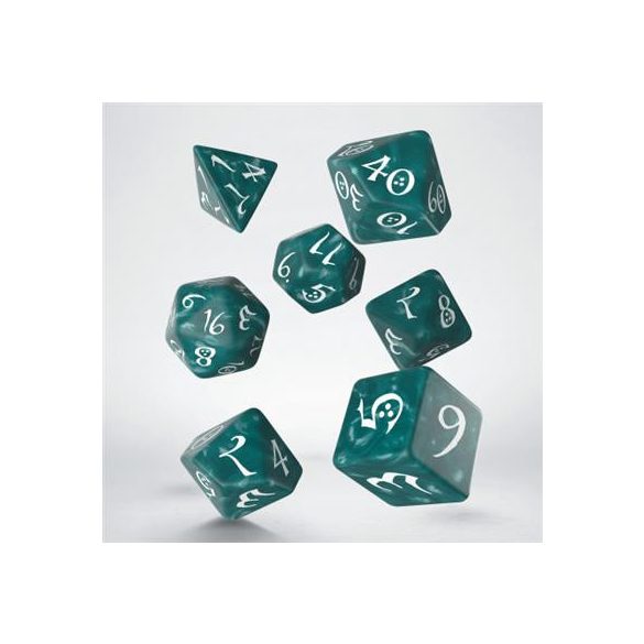 Classic RPG Stormy & white Dice Set (7)-SCLE04