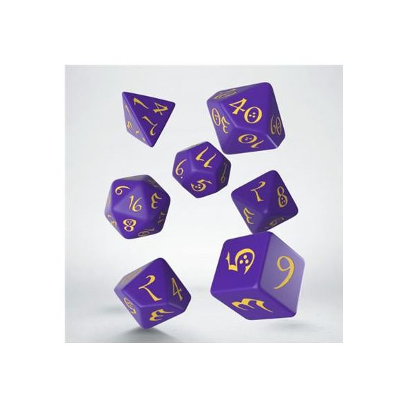 Classic RPG Purple & yellow Dice Set (7)-SCLE05