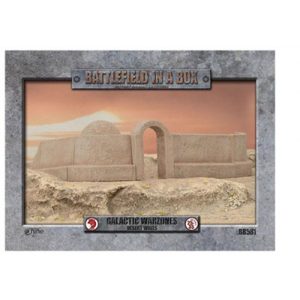 Battlefield In A Box - Galactic Warzones - Desert Walls-BB581