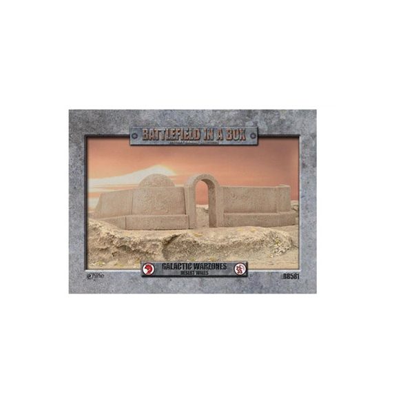 Battlefield In A Box - Galactic Warzones - Desert Walls-BB581