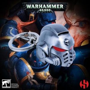 Primaris Space Marine Metal Helmet Keychain - Warhammer 40K-WHK-K002