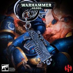 Bolter Metallic Finish Keychain - Warhammer 40K-WHK-K007