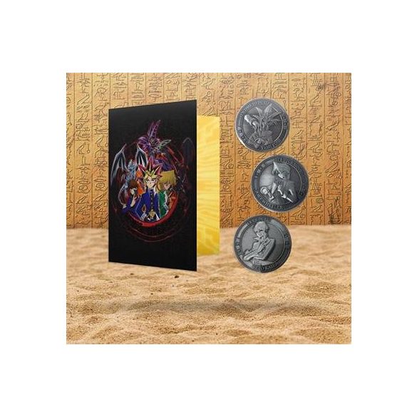 Yu-Gi-Oh! - Coin Album with 3 coins-KON-YGO153