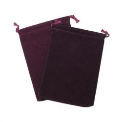 Chessex Small Suedecloth Dice Bags Burgundy-2373