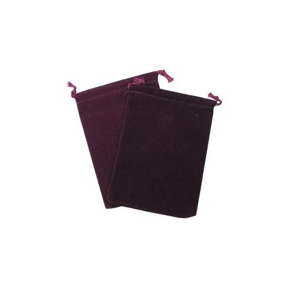 Chessex Small Suedecloth Dice Bags Burgundy-2373