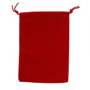 Chessex Small Suedecloth Dice Bags Red-2374
