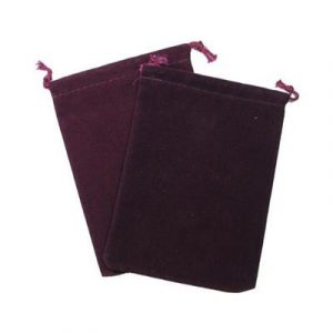 Chessex Large Suedecloth Dice Bags Burgundy-2393