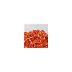 Chessex Gaming Glass Stones in Tube - Orange (40)-1123