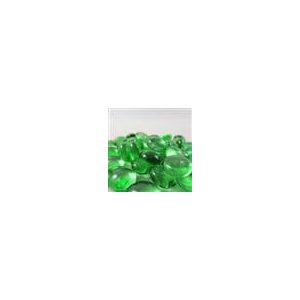 Chessex Gaming Glass Stones in Tube - Crystal Light Green (40)-1135