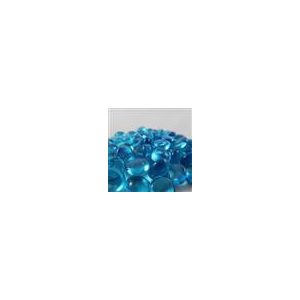 Chessex Gaming Glass Stones in Tube - Light Blue (40)-1136