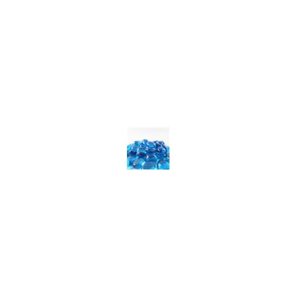 Chessex Gaming Glass Stones in Tube - Crystal Aqua (40)-1137
