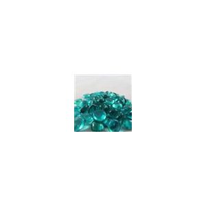 Chessex Gaming Glass Stones in Tube - Crystal Teal (40)-1146