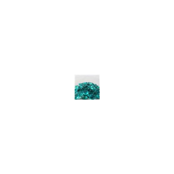 Chessex Gaming Glass Stones in Tube - Crystal Teal (40)-1146