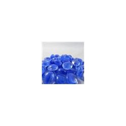 Chessex Gaming Glass Stones in Tube - Catseye Dark Blue (40)-1160
