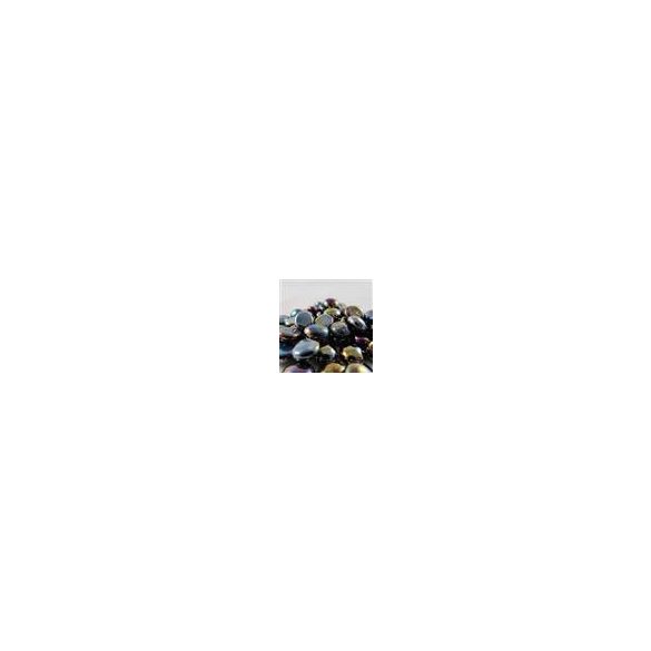 Chessex Gaming Glass Stones in Tube - Iridized Opal Black (40)-1178