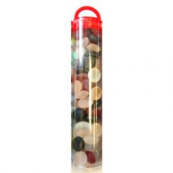 Chessex Gaming Glass Stones in Tube - Assorted Frosted (40)-1196