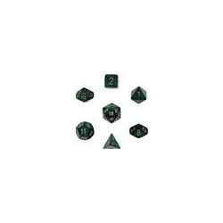 Chessex Scarab 7-Die Set - Jade w/gold-27415