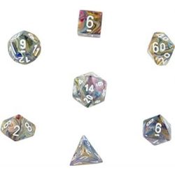 Chessex Festive 7-Die Set - Carousel w/white-27440