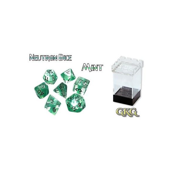 Neutron Dice Mint (7 Dice Set)-GKGN0202