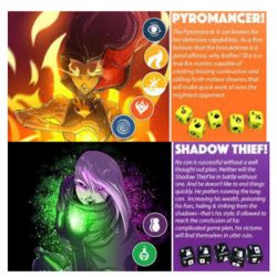 Dice Throne S1R Box 3 Pyromancer v Shadow Thief - EN-ROX638