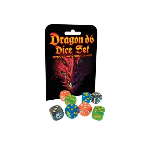 Dragon D6 Dice Set-SJG5957