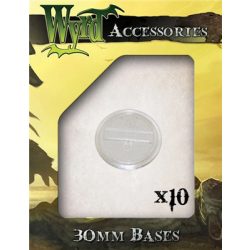 Wyrd Games - Clear 30mm Translucent Bases (10 pack)-WYR00067