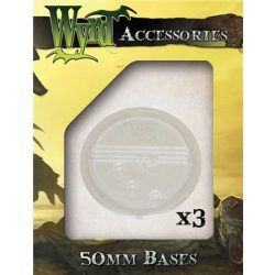 Wyrd Games - Clear 50mm Translucent Bases (3 pack)-WYR00069